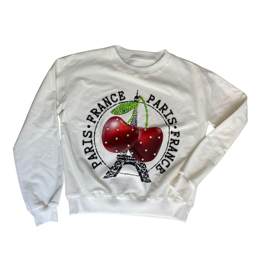 Sudadera blanca - Imagen 2